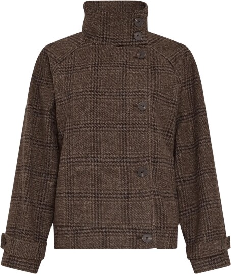 MSCH Copenhagen Mschpamela Amaranda Jacket Chk   HOT FUDGE/RUBBE   S/M