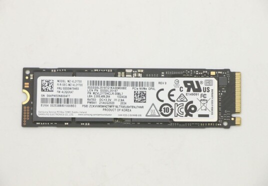 Lenovo 1TB M.2 2280 PCIe NVMe SSD 5SD1U51530