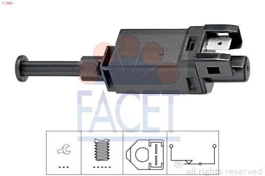 Bremselysbryter FACET 7.1055 Bremselysbryter FACET 7.1055