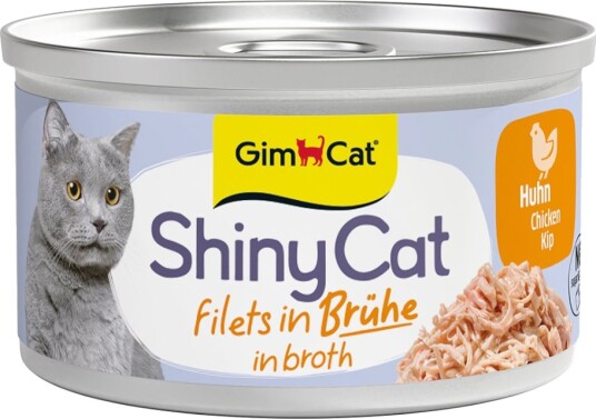 Gimcat Våtfôr Shinycat Filet I Buljong Kylling 6 X 70 G