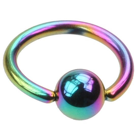 Utgått Multi Color Ball Closure Ring