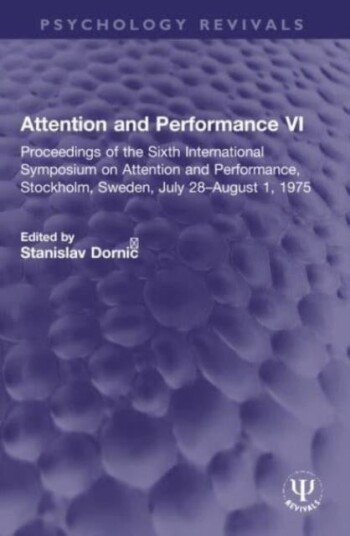 Attention and Performance VI
