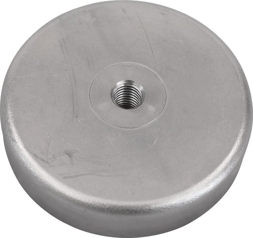 Ferrit Pottemagnet Ø80 Mm Med M8 Gevindhul 550 N