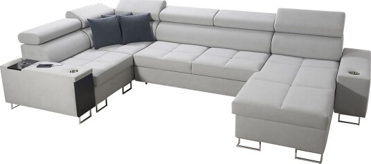 Morenia 4 seters Hjørnesovesofa Høyre Hvit