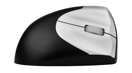 Bakker & Elkhuizen Handshake Venstrehåndet Trådløs Trackball Mus 2400 DPI Sort/Sølv