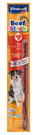 Vitakraft Beef-Stick Salami Hundegodbit med Biff - 12g