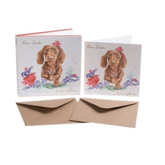 Wrendale Julekort pakke I Can Explain Dachshund