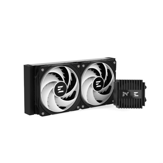 ZALMAN ALPHA2 24 Black 240mm, ARGB, CPU temp