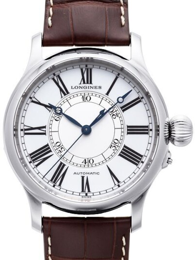 Longines Herreklokke L2.713.4.11.0 Heritage Hvit/Lær Ø47.5 mm Longines Herreklokke L2.713.4.11.0 Heritage Hvit/Lær Ø47.5 mm