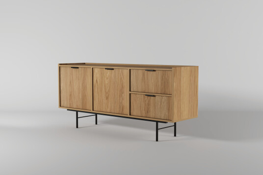 Dravo Skjenk 68x150 cm Naturlig hickory