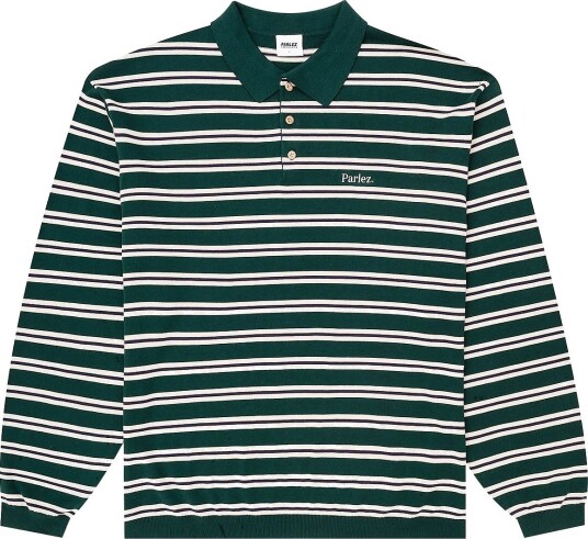 Parlez Crossfield L/S Polo Knit   DEEP GREEN   L