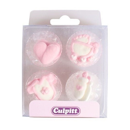 Culpitt Spiselig Kakepynt Babytema, Rosa Pk/12 | Slikkepott.No Culpitt Spiselig Kakepynt Babytema, Rosa Pk/12 | Slikkepott.No