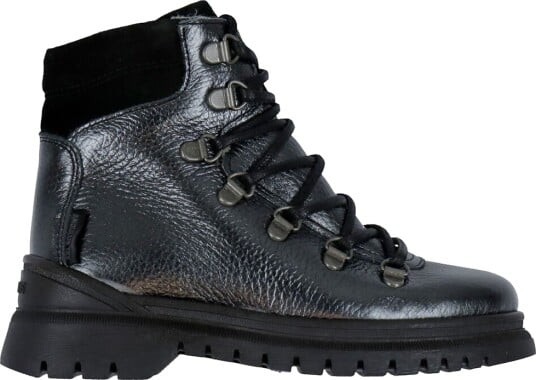 ANGULUS Boots   Flat   With Lace And Zip   Silver   37