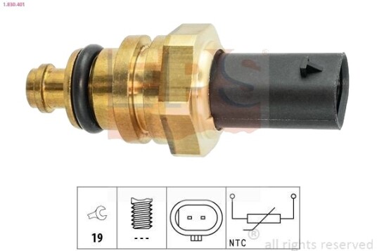 Sensor motortemperatur EPS 1.830.401