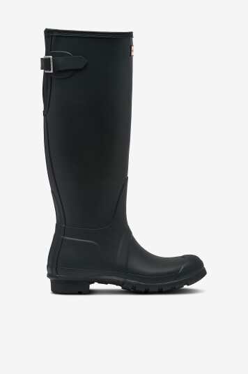 Hunter Gummistøvler Women Original Tall Back Adjustable Boot Svart