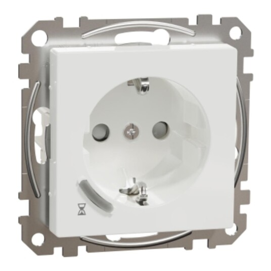Schneider Electric WDE002447 Tidtaker 1-veggs 16A Hvit