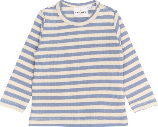 The New Siblings Genser - Rib - TnsbFro - Storm Striped - The New - 68 - Genser Hvit Lyseblå - 62