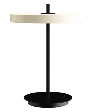 Umage Asteria Bordlampe Perlehvit/ Sort