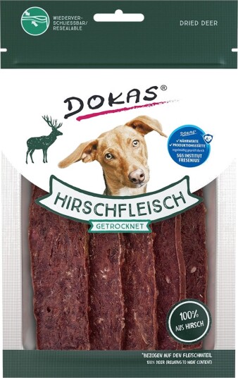 Dokas Hjortekjøtt Tørket 2 X 60 G