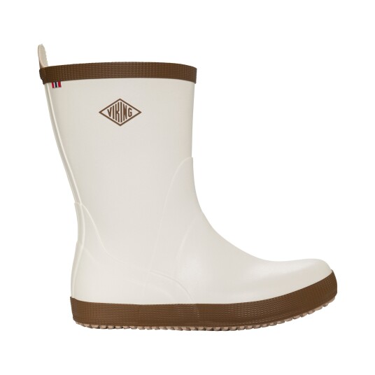 Viking Seilas Heritage Rubber Boot Unisex Cream Brown 42