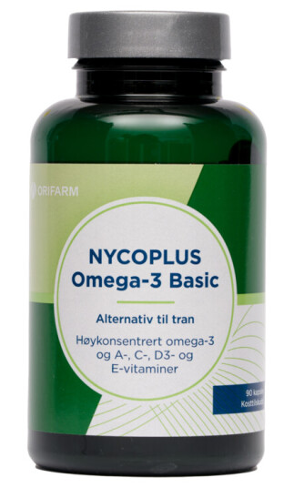 Nycoplus Omega-3 basic kapsler 90stk Nycoplus Omega-3 basic kapsler 90stk