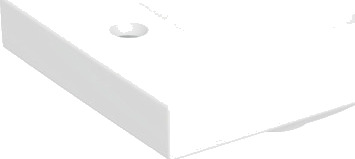 GEBERIT ICON LIGHT servant 380x280x130mm hh TV med overliggende møbel