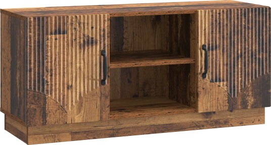 TV skap Gammelt tre 102 x 34,5 x 47 cm Konstruert tre