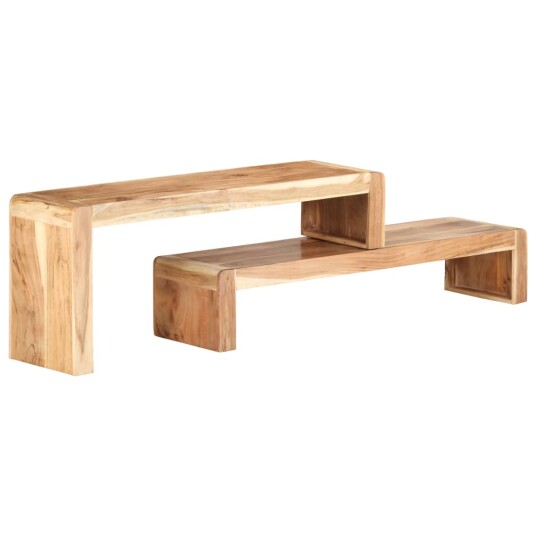 TV benk 2 deler heltre akasie TV benk 2 deler heltre akasie