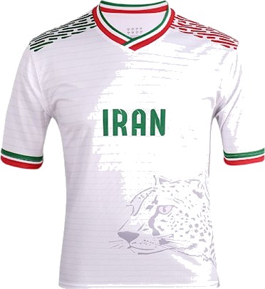 Sports Iran Fotball T skjorte – Jersey Style Kortskjorte Sports Nasjonalt Fotballandslag Grafisk Sports T skjorte S