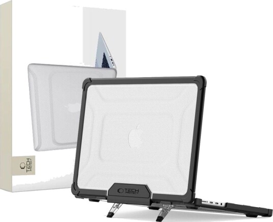 Tech Protect Smartshell Pro Etui Til Macbook Pro 14 M1 M2 M3 M4 M5 2021–2025 Svart Klar