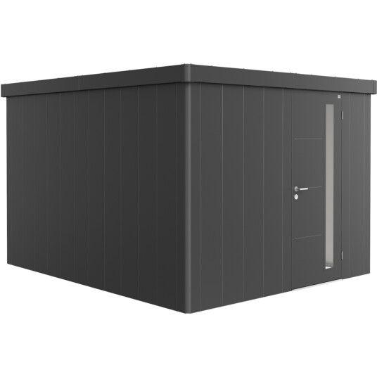 BIOHORT REDSKAPSBOD NEO 4C STD. DØR MØRK GRÅ METALLIC BIOHORT REDSKAPSBOD NEO 4C STD. DØR MØRK GRÅ METALLIC