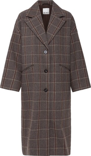 ICHI Ihemmalu Ja COCOA BROWN CHECK 44 ICHI Ihemmalu Ja COCOA BROWN CHECK 44