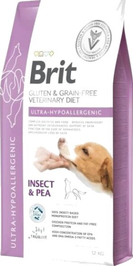 Brit Veterinary Diets Dog Grain Free Ultra-Hypoallergenic (12 kg)