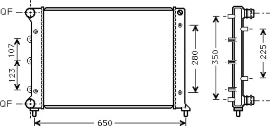 DIEDERICHS DCM1352 Radiator motorkjøling