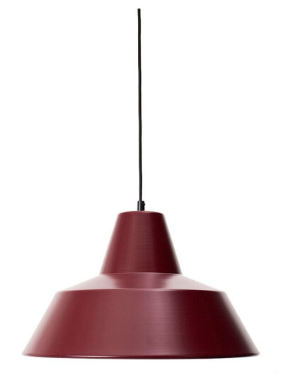 Made by Hand Workshop Pendant W1 Wine Red
