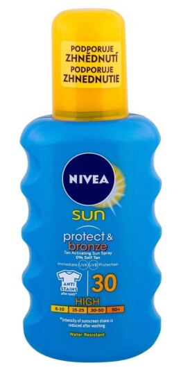 Nivea Sun Protect &Amp Bronze Spray Spf30 Kos,W,200Ml