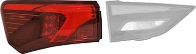 VAN WEZEL 5422925 Baklykt