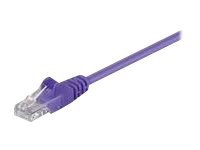 MicroConnect - Nettverkskabel - RJ-45 (hann) til RJ-45 (hann) - 15 m - 4.5 mm - UTP - CAT 5e - rund, uten hindringer, flertrådet - purpur