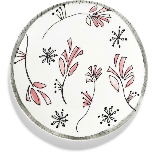 Serax Fiore Rosa Frokosttallerken Serax Fiore Rosa Frokosttallerken