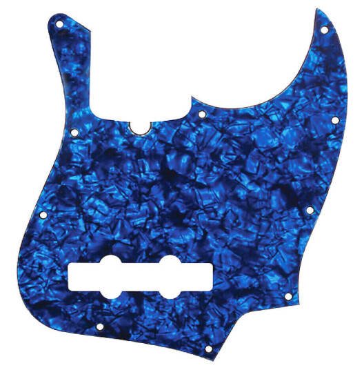 D'Andrea J-Bass Pickguard Blå Pearl