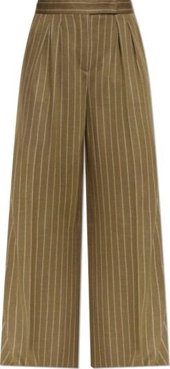 Max Mara Dame Bukser Grønn 2XS,