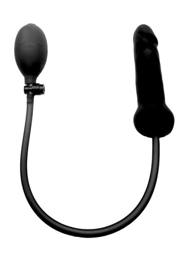 Oppblåsbar dildo sort Oppblåsbar dildo sort