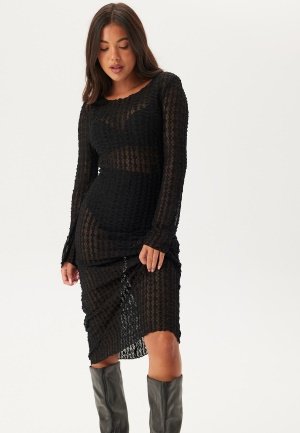 ONLY Onltwinky L/S LACE DRESS LACE Black XL