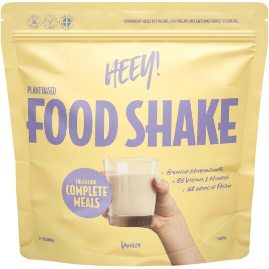 Heey! Vegan Food Shake Vanilla 1400 g Heey! Vegan Food Shake Vanilla 1400 g