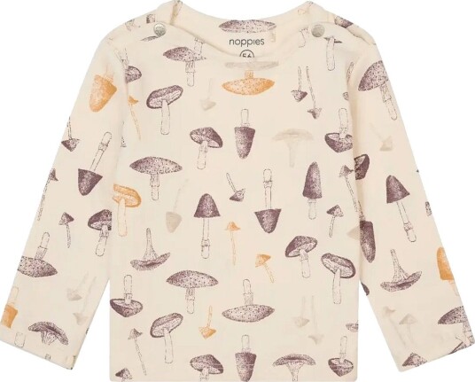 Noppies Tee Grabels Ao Print Ls   P959 BUTTERCREAM   62