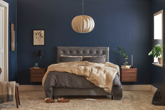 Taston Sengegavl 141x61 cm   Grå