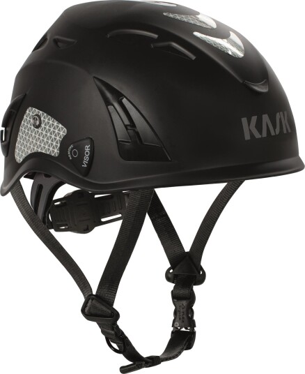 KASK PLASMA HI VIZ Vernehjelm med refleks Svart, Hodebeskyttelse