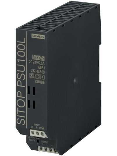 Siemens Sitop psu100l 24 v/2.5 a 6ep1332-1lb00 (4025515152972)