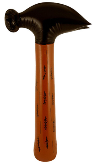 Henbrandt Oppblåsbar Hammer  86 cm