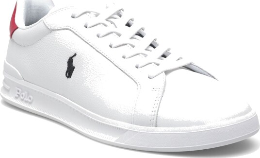 Polo Ralph Lauren Leather Hrt Crt Ii Sk Ltl   White   46